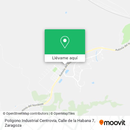 Mapa Polígono Industrial Centrovía, Calle de la Habana 7
