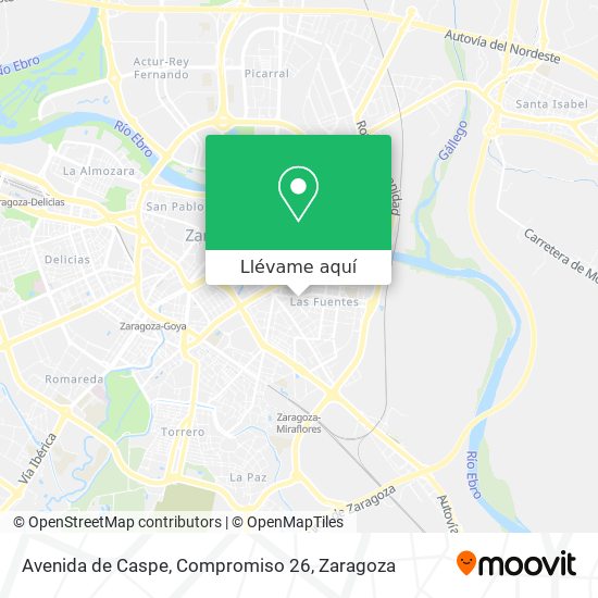 Mapa Avenida de Caspe, Compromiso 26
