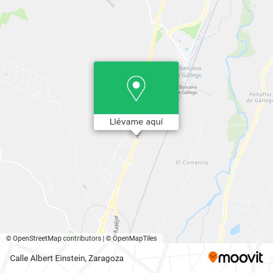 Mapa Calle Albert Einstein