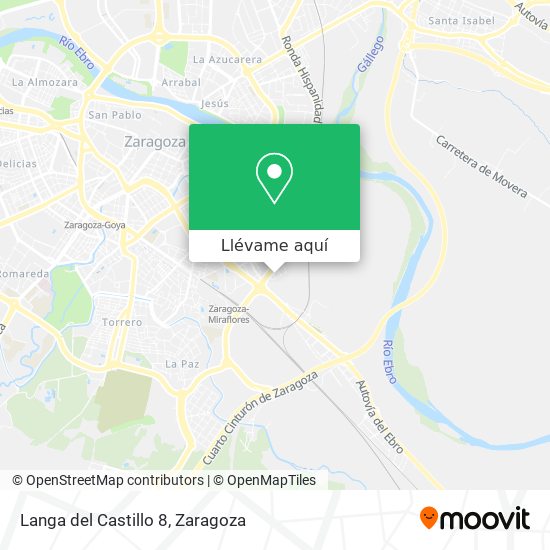 Mapa Langa del Castillo 8