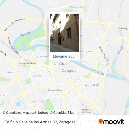 Mapa Edificio Calle de las Armas 32