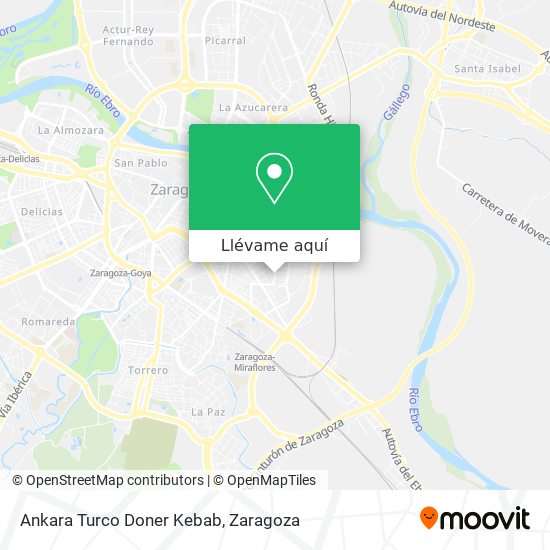 Mapa Ankara Turco Doner Kebab