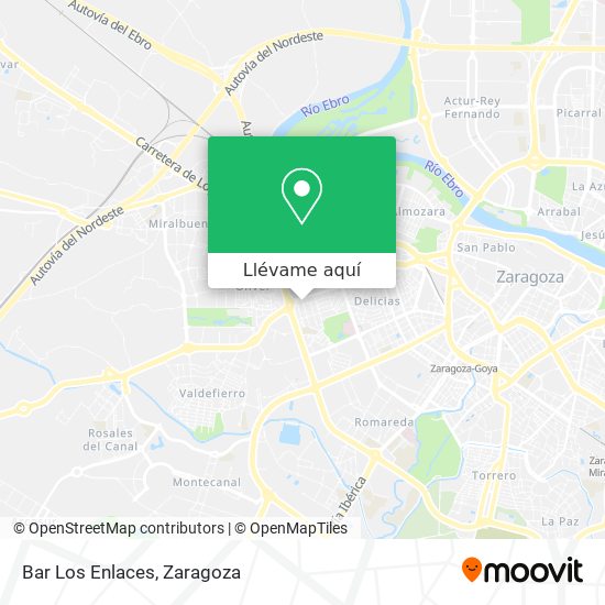 Mapa Bar Los Enlaces