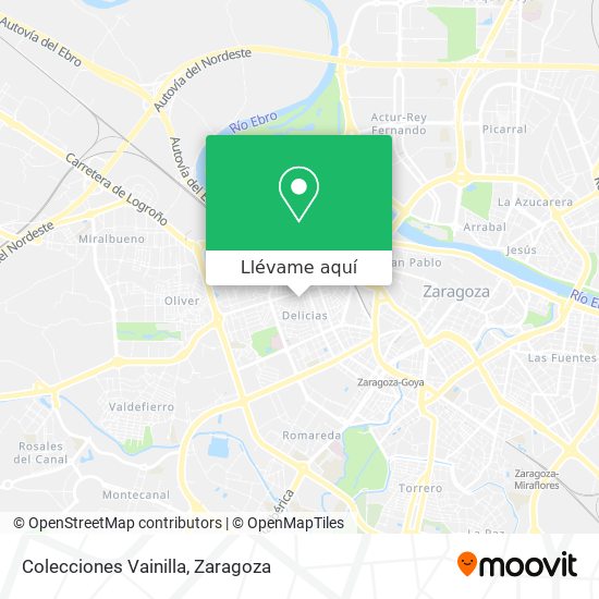 Mapa Colecciones Vainilla