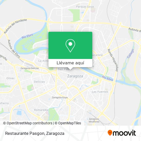 Mapa Restaurante Pasgon