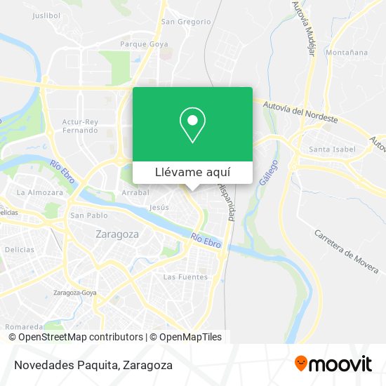 Mapa Novedades Paquita