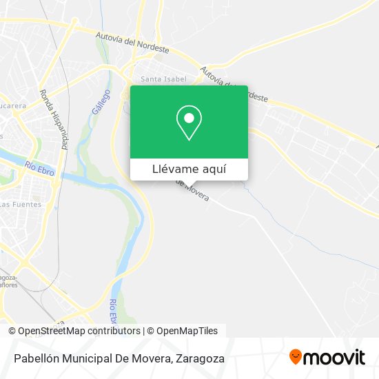 Mapa Pabellón Municipal De Movera