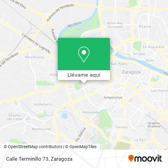 Mapa Calle Terminillo 73