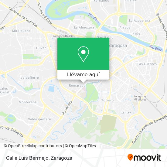 Mapa Calle Luis Bermejo