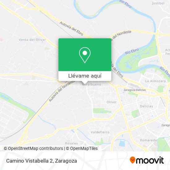 Mapa Camino Vistabella 2