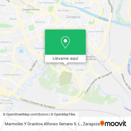 Mapa Marmoles Y Granitos Alfonso Serrano S. L.