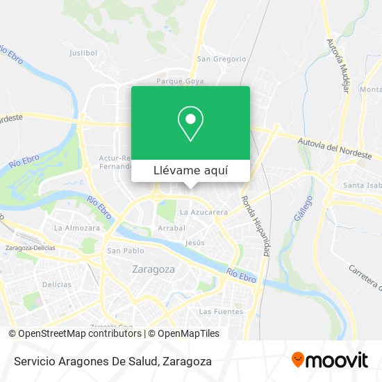 Mapa Servicio Aragones De Salud