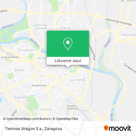 Mapa Tiermas Aragon S.a.