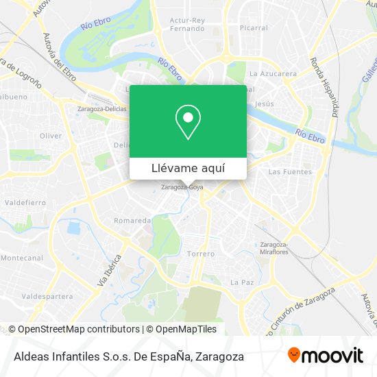 Mapa Aldeas Infantiles S.o.s. De EspaÑa