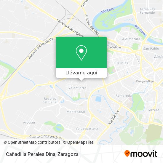 Mapa Cañadilla Perales Dina