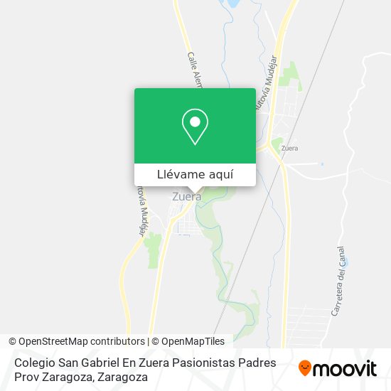 Mapa Colegio San Gabriel En Zuera Pasionistas Padres Prov Zaragoza