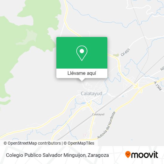 Mapa Colegio Publico Salvador Minguijon