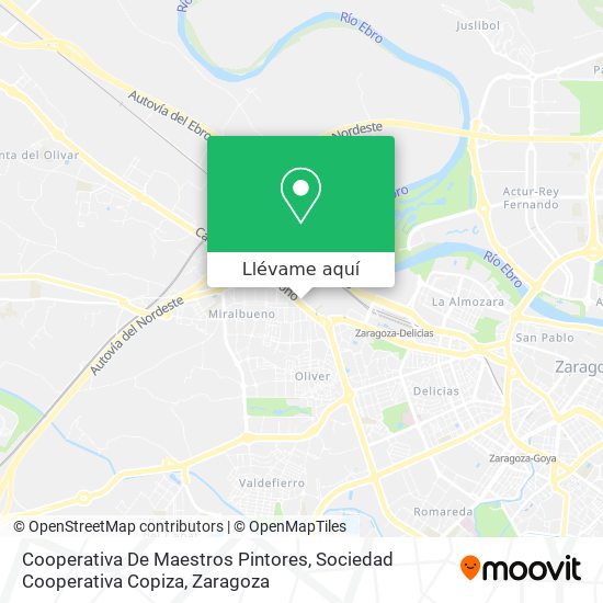 Mapa Cooperativa De Maestros Pintores, Sociedad Cooperativa Copiza