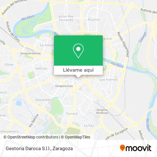 Mapa Gestoria Daroca S.l.l.