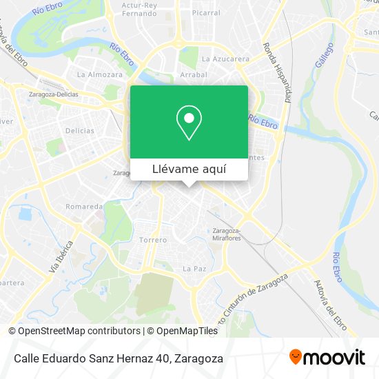 Mapa Calle Eduardo Sanz Hernaz 40