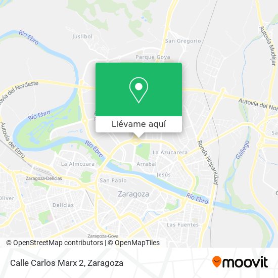 Mapa Calle Carlos Marx 2