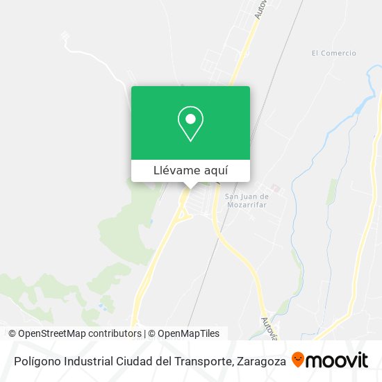 Mapa Polígono Industrial Ciudad del Transporte