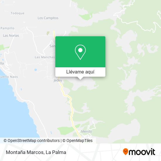 Mapa Montaña Marcos