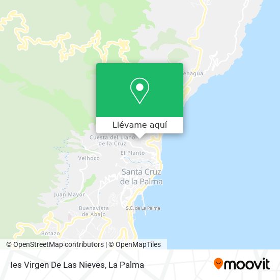 Mapa Ies Virgen De Las Nieves