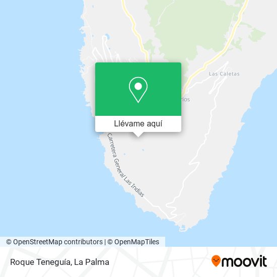 Mapa Roque Teneguía