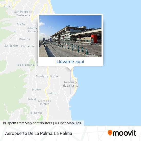 Mapa Aeropuerto De La Palma