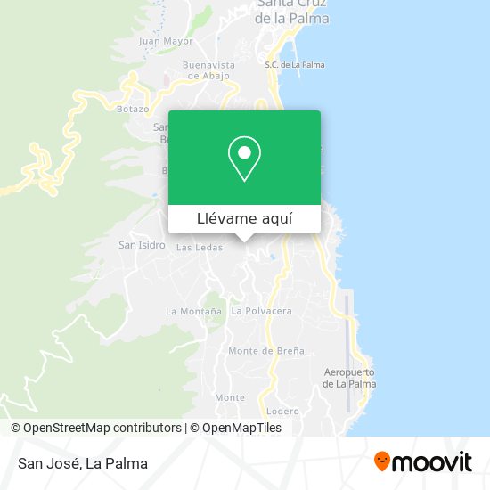 Mapa San José