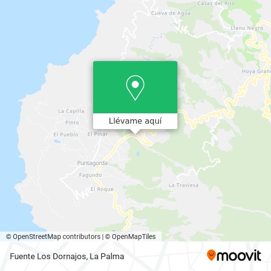 Mapa Fuente Los Dornajos