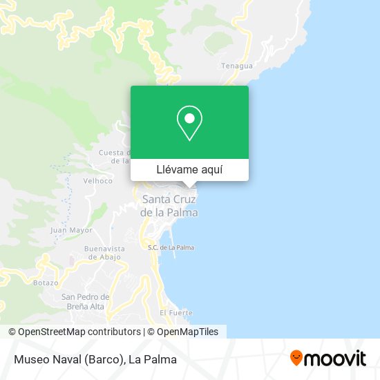 Mapa Museo Naval (Barco)
