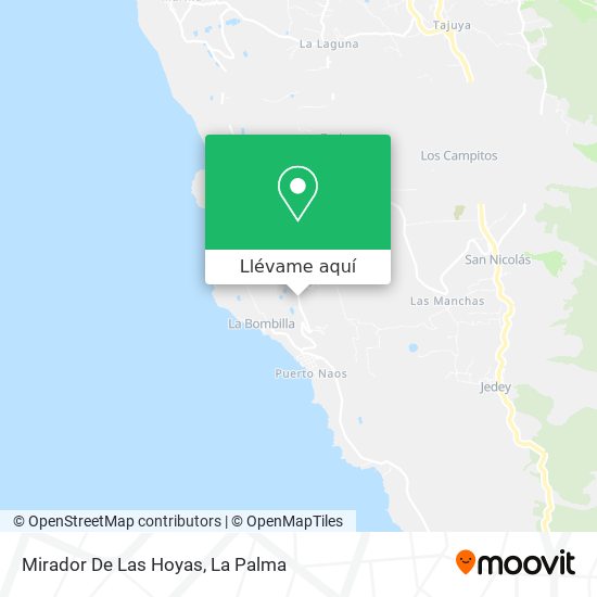 Mapa Mirador De Las Hoyas