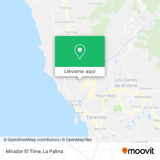 Mapa Mirador El Time
