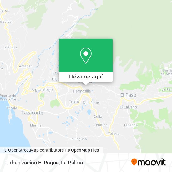 Mapa Urbanización El Roque