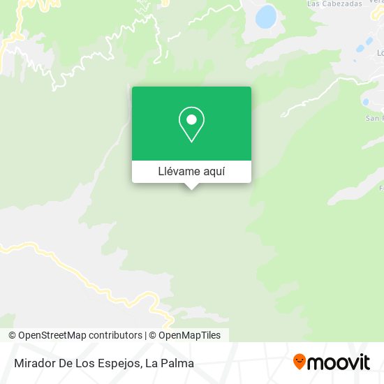 Mapa Mirador De Los Espejos