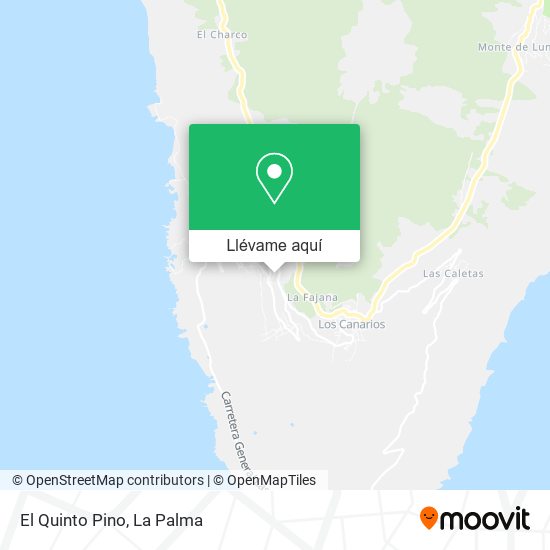 Mapa El Quinto Pino