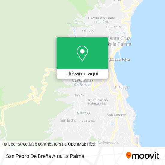 Mapa San Pedro De Breña Alta