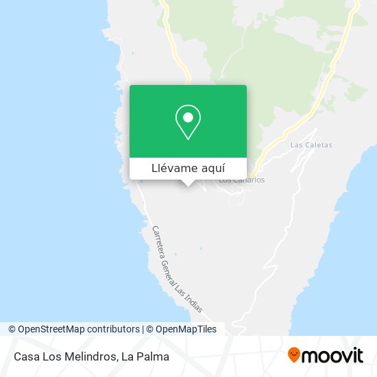 Mapa Casa Los Melindros