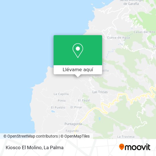 Mapa Kiosco El Molino