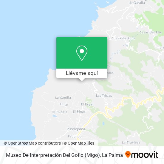 Mapa Museo De Interpretación Del Gofio (Migo)
