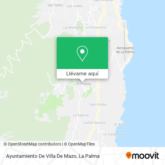 Mapa Ayuntamiento De Villa De Mazo