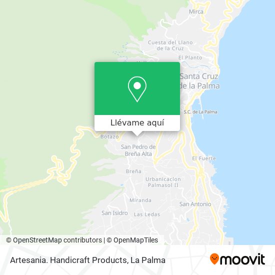 Mapa Artesania. Handicraft Products