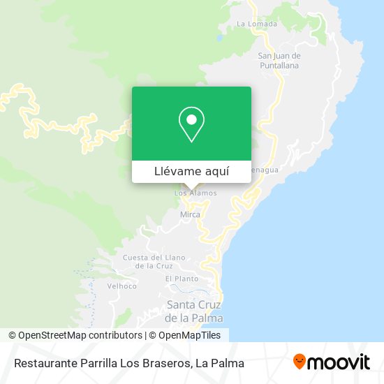 Mapa Restaurante Parrilla Los Braseros