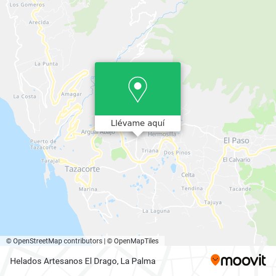 Mapa Helados Artesanos El Drago