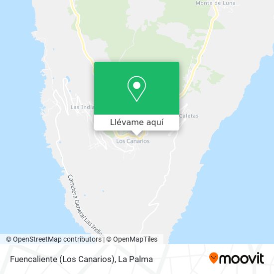 Mapa Fuencaliente (Los Canarios)