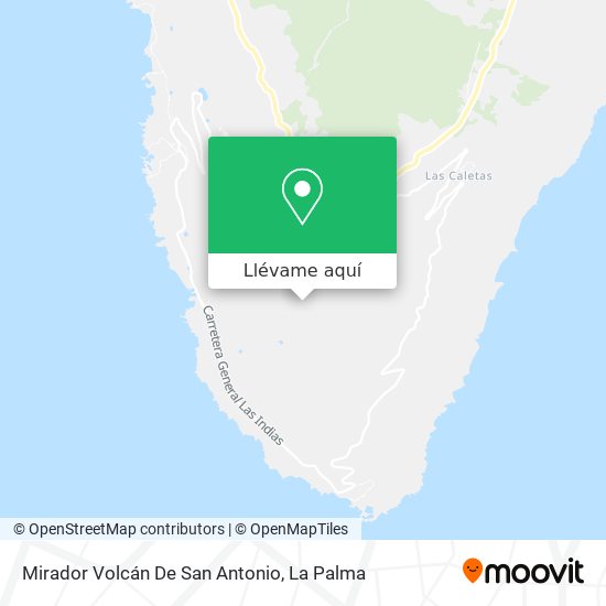 Mapa Mirador Volcán De San Antonio