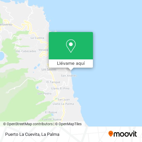 Mapa Puerto La Cuevita
