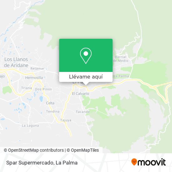 Mapa Spar Supermercado